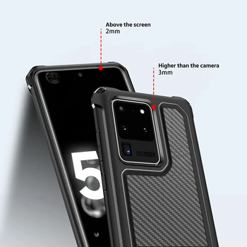 Za Samsung Galaxy S20 |S20+ Plus | S20 Ultra 5G Primeru Zaščitna Shockproof Težka Anti-Scratch Celotno Telo, zaščitni Pokrov